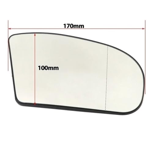 Rétroviseur latéral en verre chauffant pour W211 E320 E350 E500 E55 - 3