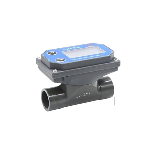DN15-DN80 デジタル表示流量計 電池駆動 高精度 PVC パイプライン流量計 水流センサー 農場灌漑用(DN80)