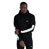 SMILODOX Herren Zip Hoodie Rob Limited 2.0, Größe:S, Color:Schwarz