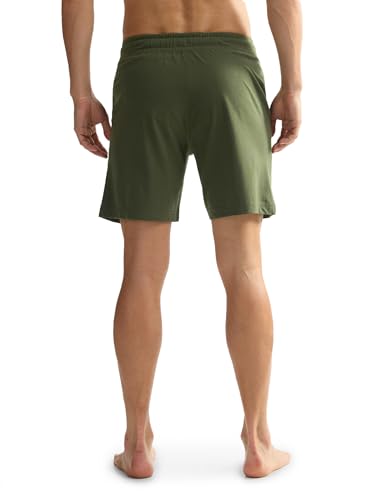 Image of U.S. Polo ASSN. Men's IYBF Solid Logo Knit Lounge Shorts
