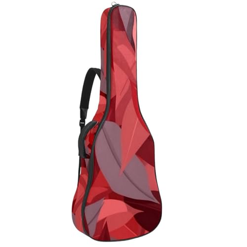 Sac pour guitare acoustique avec couche de protection antichoc et poches multiples