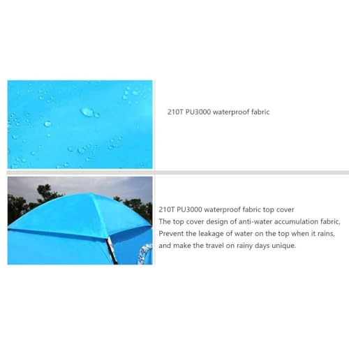 Carpa automática pop-up para 2 personas, impermeable y UV miniatura 3