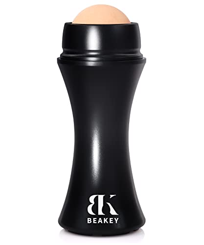 Bk Beakey Oil-Absorbing Volcanic Roller, Reusable Portable Oily Skin Control Roller, Instant Results Remove Excess Shine Rolling Stone For Oily Skin Care Oil Blotting Sheets For Face #TOP18