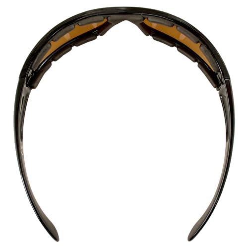 Global Vision Eyewear Triumphant Safety Sunglasses with Matte Black Frame and Driving Mirror Lenses4