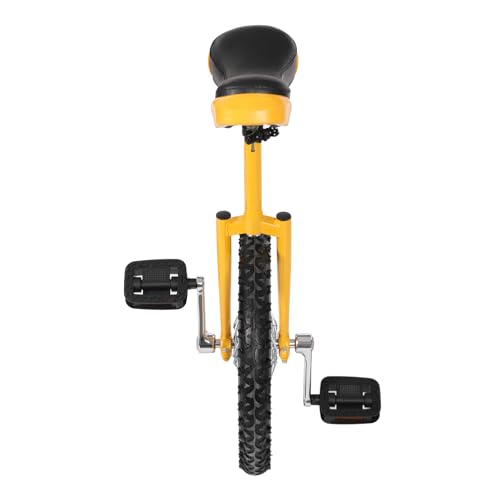 Image of DYNAMI Unicycle with Excellent Steel Frame,Leakproof Tire,Adjustable Height,Curved PU Seat,Mute Bearing,Anti-Slip Designs,for Outdoor Sports Fitness Exercise