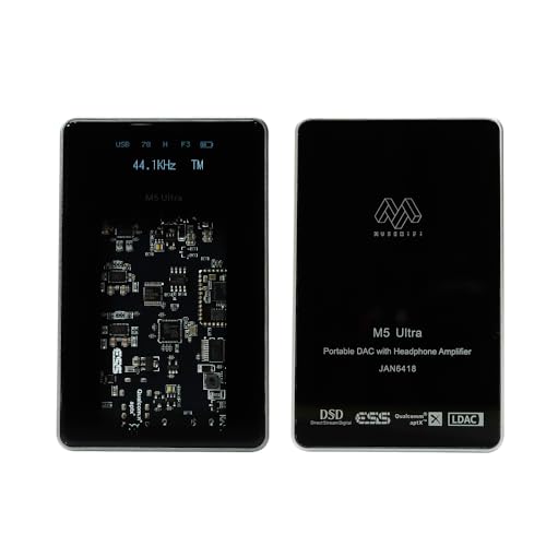 HiFiGo MUSE HiFi M5 Ultra Bluetooth ポータブル DAC ＆ AMP、低、中、高ゲイン モードと 7 つのフィルター モード調整機能を備えたヘッ 317Bsw7DaQL.jpg