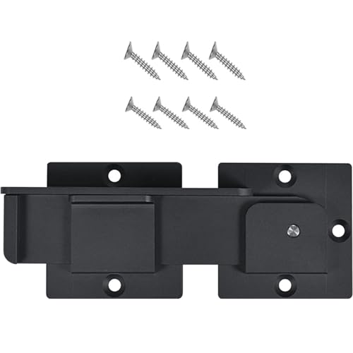 Cerradura de seguridad para puerta, cerradura de puerta con agujero para candado, pestillo de puerta de diseño grueso, cerradura de puerta con pestillo de perno de ajuste ajustable para jardín