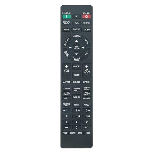 AULCMEET RU-M117 RU-M121 Replacement Remote Control Compatible with NEC Digital Display LCD Monitor P521 P551 P552 P703 S401 V422 V323 V423 V551 V462 V463 V651 E705 E805 E805AVT P401 P461