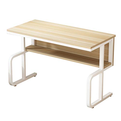 Computer Desk, DICPOLIA PC Computer Desk Laptop Study Table Workstation Home Office Furniture W/Shelf Home Office Desk Pc Study Desk Space Saving