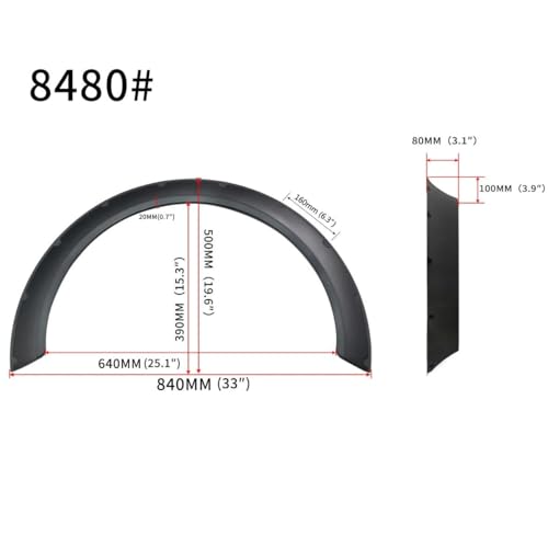 Guardabarros universales de 4 piezas para Audi A3 A4 y A5 5