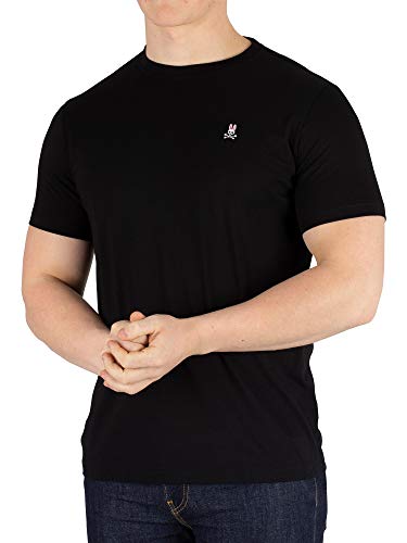 Camiseta de Cuello Redondo para Hombre, de Psycho Bunny - Negro - M