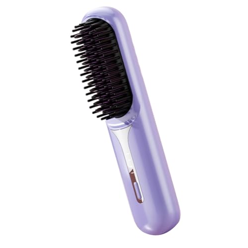 Plancha de Pelo Compacta Portátil con Temperatura Ajustable