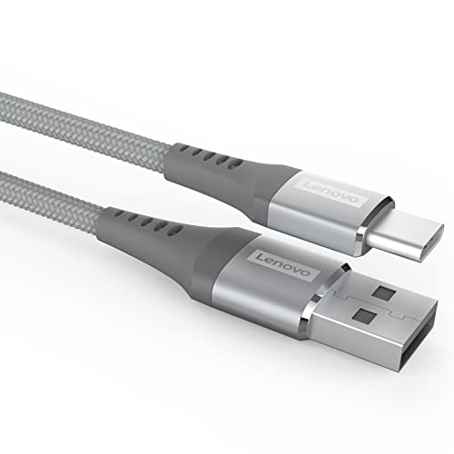 Lenovo USB A to Type-C Tangle-free Aramid fiber braided 1.2m cable with 4A Fast charging & 480 MBPS data transmission, certified 10000+ bend lifespan, Metallic Grey (B09PTT8DZF) Amazon Price History, Amazon Price Tracker