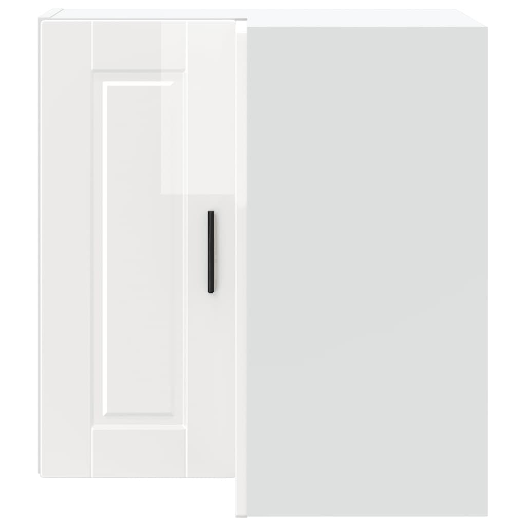 Armadietto da cucina angolare Porto, 57 x 57 x 60 cm, in legno bianco