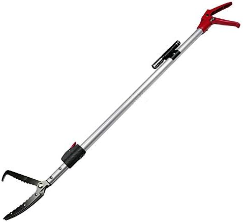 Smarkey 86 inch Snake Catcher Tongs Grabber Traps Stick Hook Bite Kits Tool with Telescopic Pole