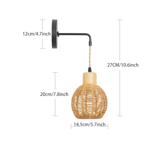 Apliques de pared que funcionan con pilas con luz LED regulable 2