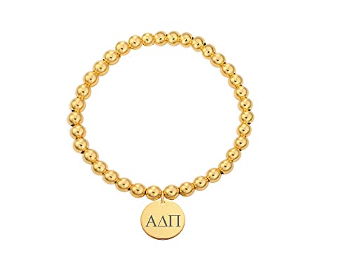 Alpha Delta Pi Bracelet Sorority Stretched Beaded Bracelet2