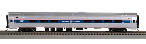Bachmann Trains - 85' Budd Amtrak AMFLEET - I CAFÉ CAR - Northeast Regional Phase VI #43344 - HO Scale