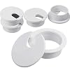 Desk Grommet, Plastic Desk Cord Cable Hole Cover Grommet for Computer Table Wire Organizer for Home and Office, 35 mm/ 1…