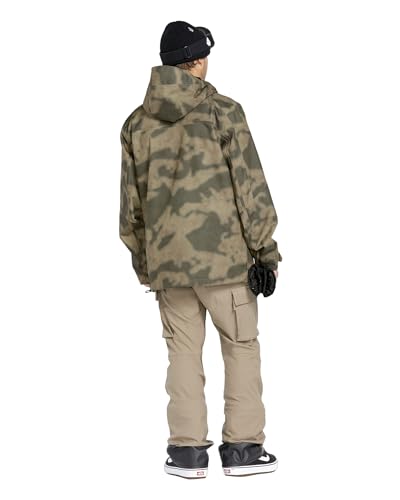 Image of Volcom Men's Brighton Pullover Anarok Hooded Snowboard Jacket