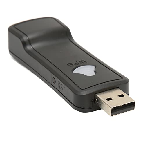 Xixian Adaptador WiFi USB Multifuncionamiento de Alta Velocidad 300Mbps Transmisor de Receptor WiFi WiFi para Las Impresoras de Consolas de Juegos de Televisión, Extiende el Rango de