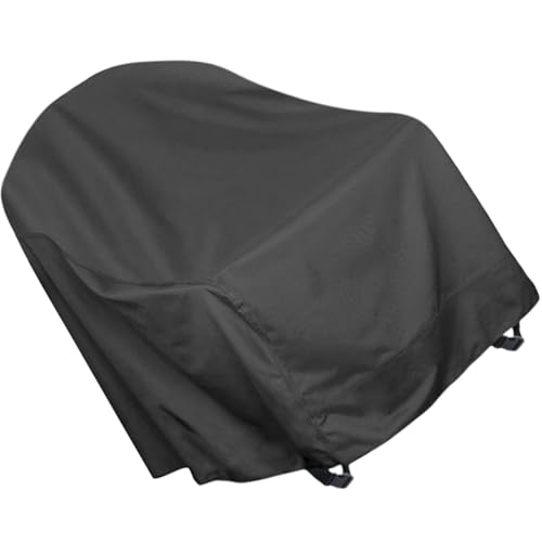 FOMIYES Funda para Mecedora de Jardín de Tela Oxford Recubrimiento Plateado, Lavable y Fácil de Desmontar para Uso en Exteriores y Hogar