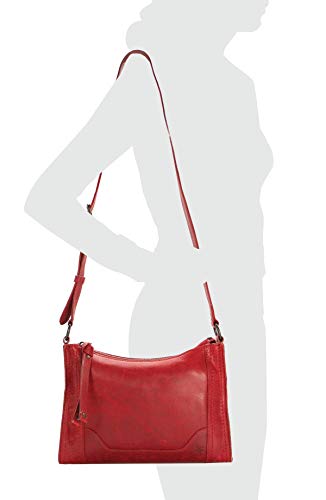 Image of Frye Women's Melissa Zip Crossbody Bag, Stylish Handbag with Adjustable Strap & Pockets