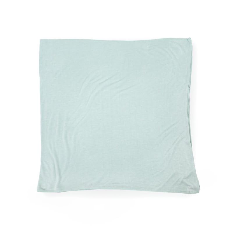 Image of Little Unicorn Large Stretch Knit Swaddle Blanket 2 Pack| Super Soft with Optimal Stretch for swaddling | Giftable Set (Frost Green)
