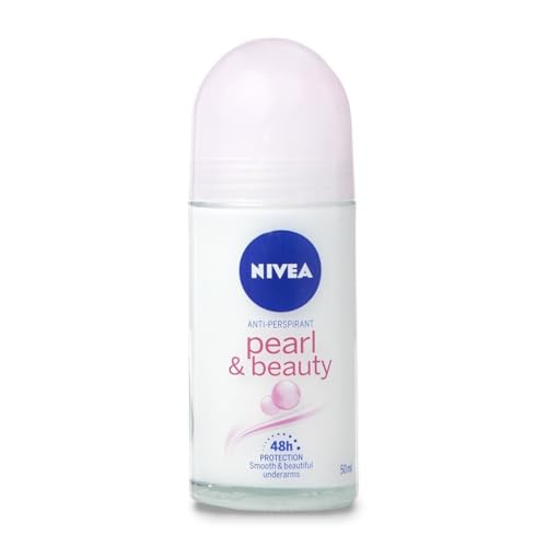 Nivea Pearl and Beauty Roll-On Anti-Perspirant, 48 Hour Protection, 50ml