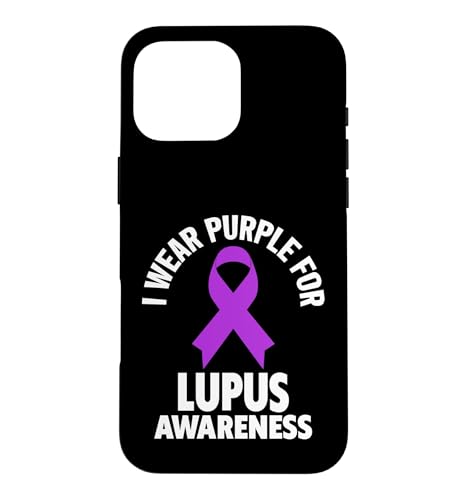 Lupus Awareness �V���c - I Wear Purple For Lupus Awareness �X�}�z�P�[�X iPhone 16 Pro Max �p