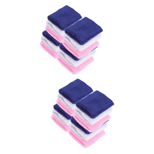 Bracelets de poignet colorés en lot de 24 pour le sport et le fitness