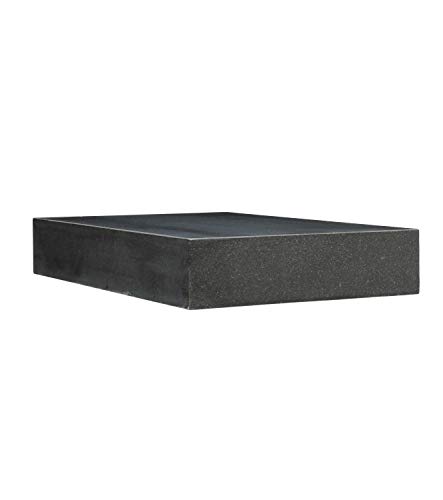 HHIP 4401-1599 12" X 9" X 2" Granite Surface Plate, Grade B, 0 Ledge