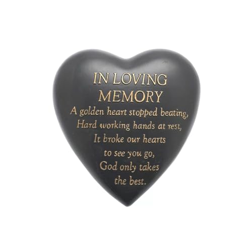 Graveside Memorial Plaque, RIP In Loving Memory - Family & Friends Memorial Grave Stone, Grave Ornament Tribute, Graveside Memory