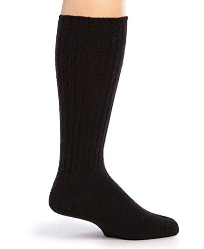 WARRIOR ALPACA SOCKS - Ribbed Casual Everyday Alpaca Wool Crew Socks For Men And Women