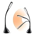 OttLite Creative Curves LED Desk Lamp with Adjustable Neck - 4 Dimmable Brightness Settings with Energy Efficient Natural Daylight LEDs for Home Office, Computer Desk, & Dorms