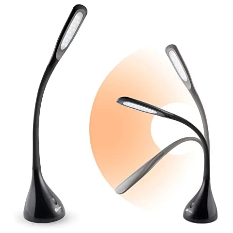 OttLite LED Desk Lamp with Adjustable Neck Cover