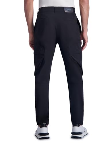 KARL LAGERFELD Men's Stretch Nylon Cargo Pant3