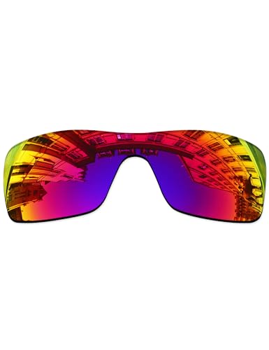 Image of Lenses Replacement for Oakley Batwolf OO9101 Sunglass - Midnight MirrorCoat Polarized