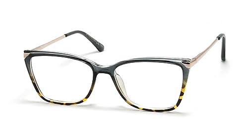 Óculos Armação Feminino Geek Com Lentes Sem Grau Ab-1011 (Cinza-Oncinha)