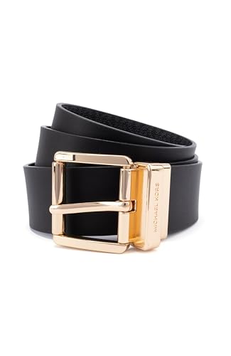 Michael Kors Women's 1.5 Inch Leather Reversible Belt, Stylish Fashion Accessory for Everyday Wear