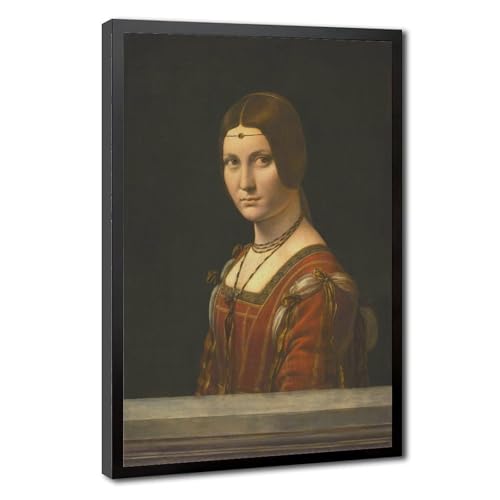 Toile Da Vinci La Belle Ferronnière pour habiller un mur vide sans effort