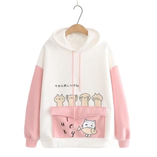 Fleece Hooded Sweatshirt at Amazon 