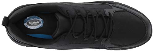 Dr. Scholl's Shoes Women's Vivacity Slip-Resistant Sneaker, Black Leather, 8 #TOP4