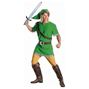 Disguise Offizielles Nintendo Link Legend of Zelda Kostüm Herren Faschingskostüme Männer Erwachsene Karneval Geburstag XXL