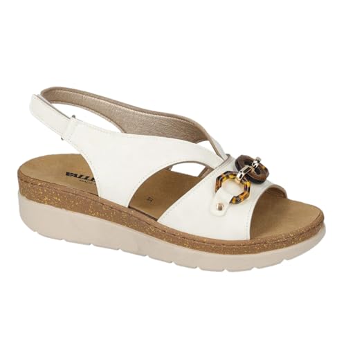 Sandales en cuir de qualité supérieure Valleverde 55622 chic estival