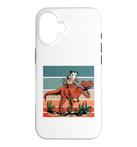 Opossum T-Rex Adventure Dinosaur Riding Wild Imagination �X�}�z�P�[�X iPhone 16 �p