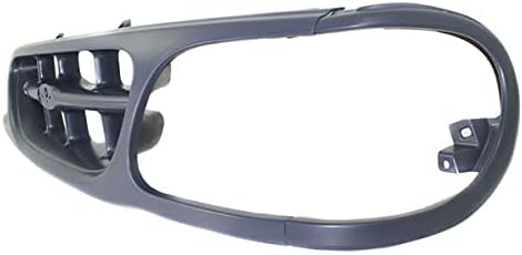 Compatible with 95-01 Explorer Front Grille Dark Gray Shell Insert with Bezel Grill Extensions