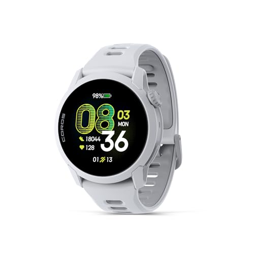 Relógio esportivo ultraleve COROS PACE 4 com GPS preciso, tela sensível ao toque AMOLED de 1,2', 19 dias de uso diário, monitor de frequência cardíaca, navegação, corrida, ciclismo
