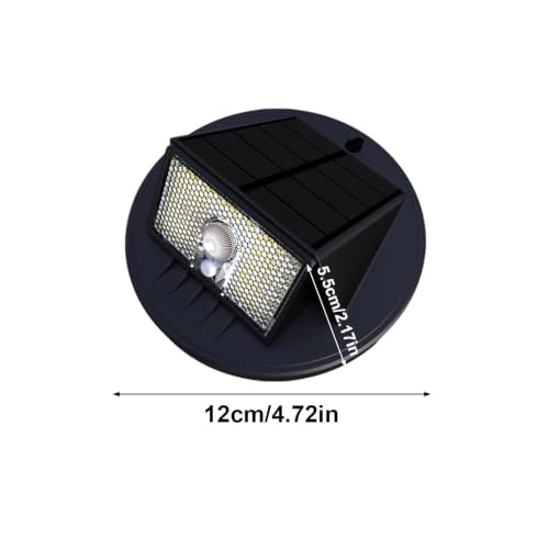 Luces solares exteriores con sensor de movimiento linterna impermeable suelo 4