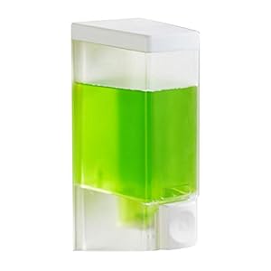 Zeepdispenser voor douche ABS Plastic muur bevestigde Portable Soap Box, Geschikt for hotel Keuken Badkamer Wit 250 ML…